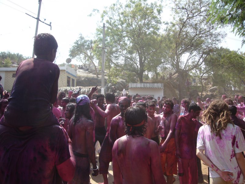 India 2010 - Hampi - Virupapur Gaddi - Holi Festival